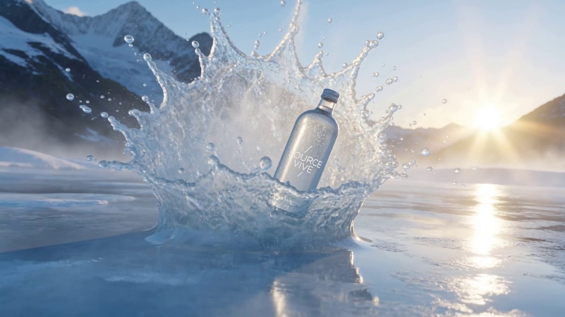 Spot produit eau pétillante Source Vive